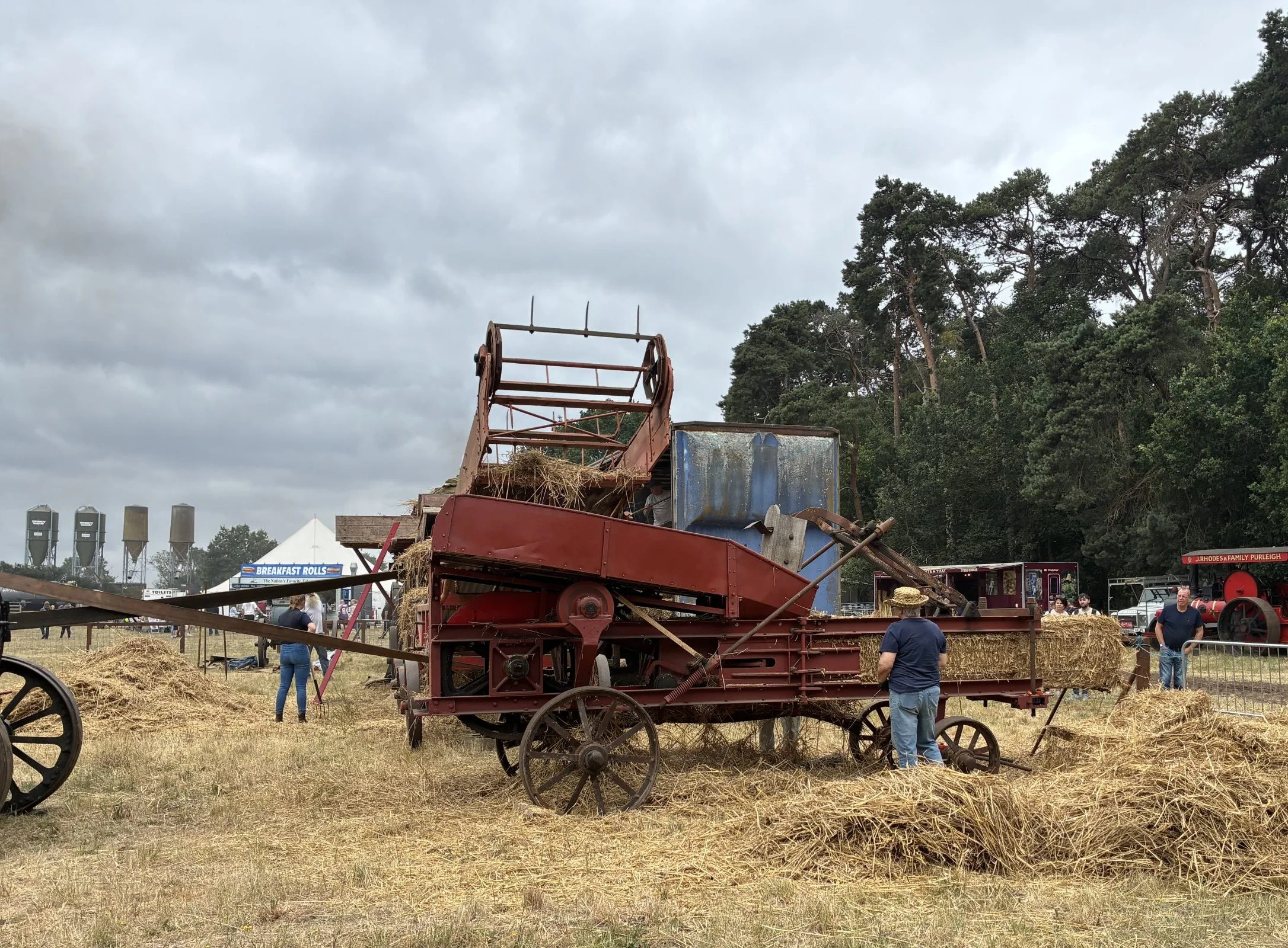 Threshing and Bailing
